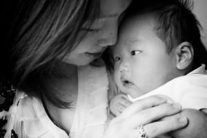 Mother and baby