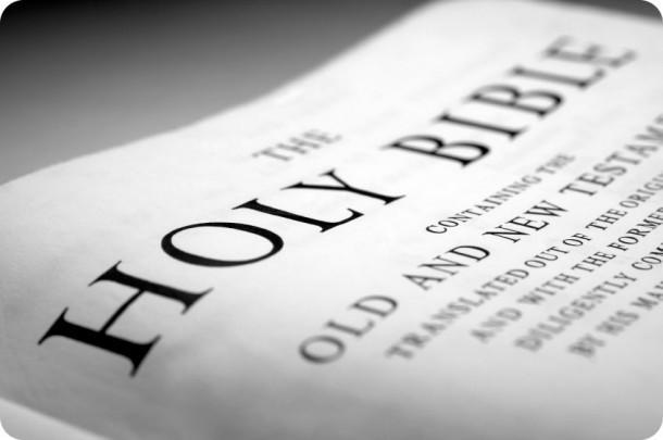 Holy Bible close