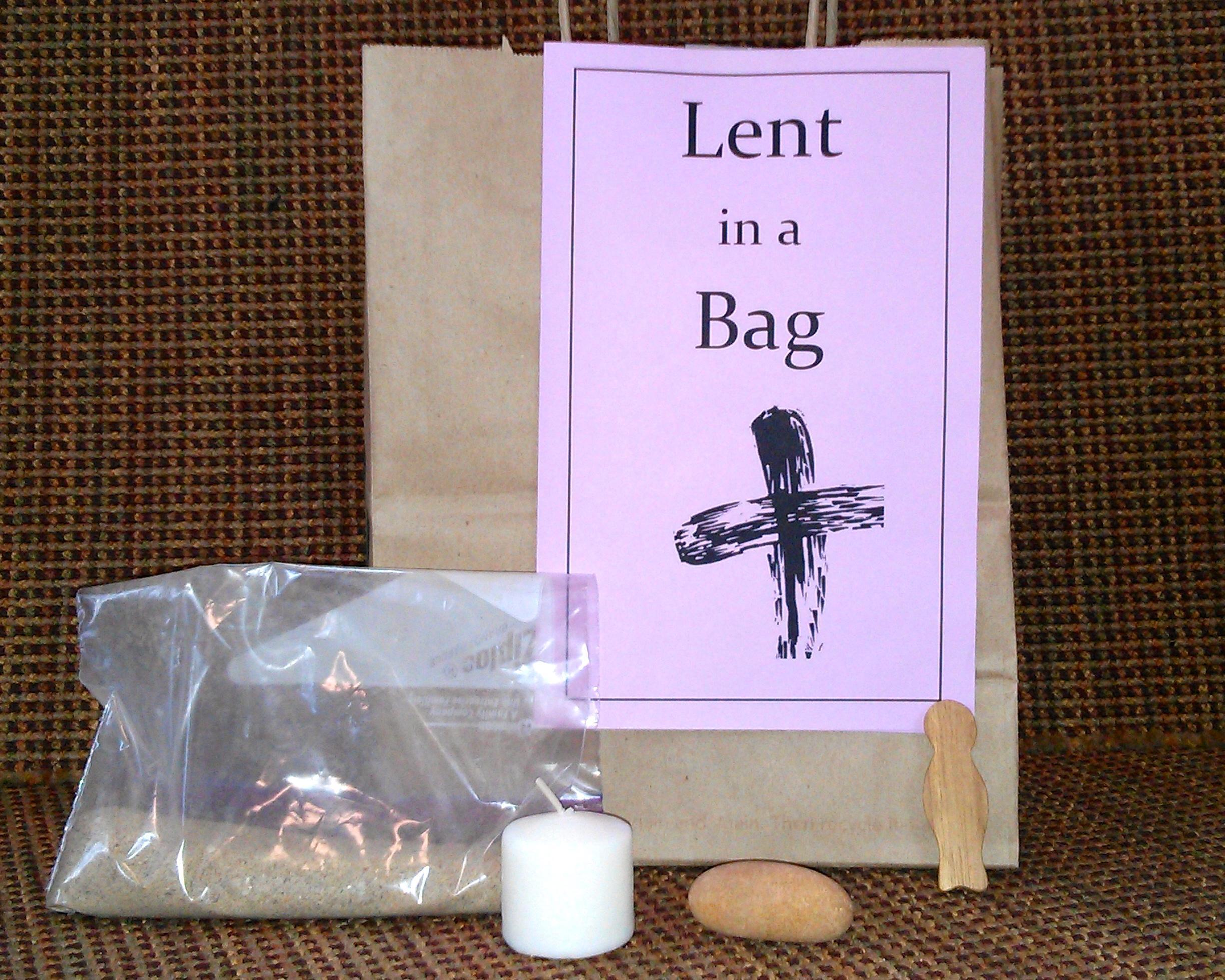 Lent In A Bag An Activity For Church Or Home Building Faith