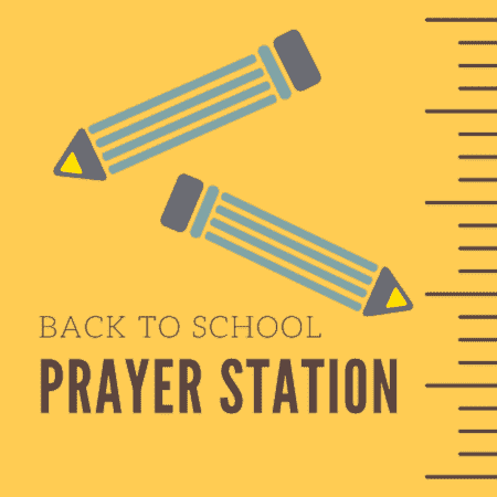 Back to School Prayer Station 450x450